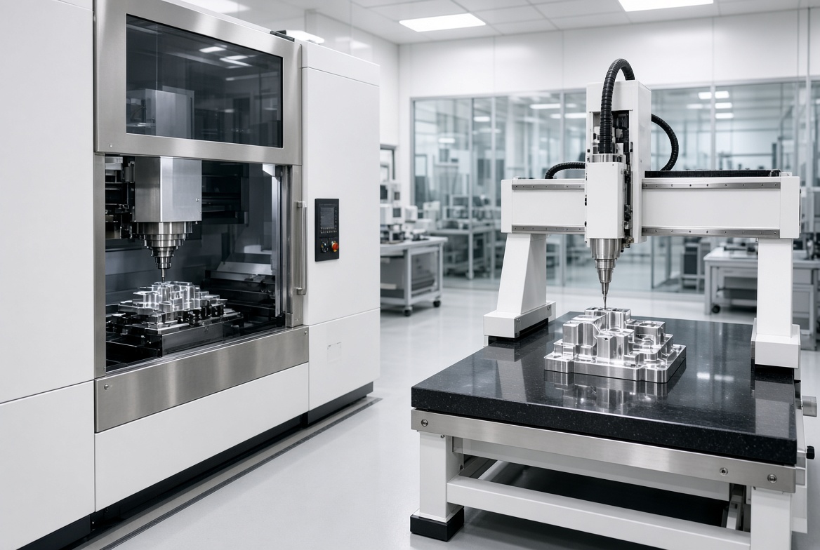 CNC and CMM cell